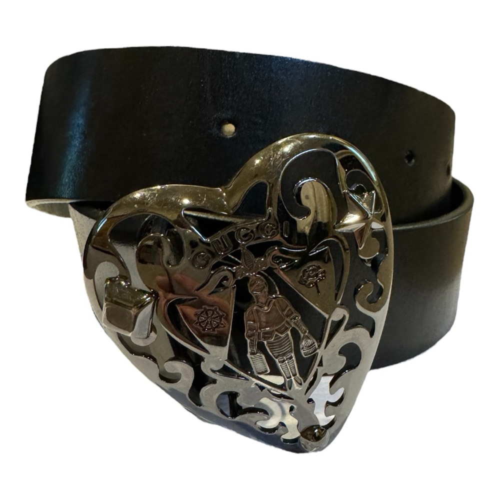 Gucci Hysteria Heart Buckle Belt